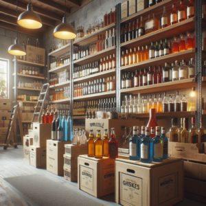 Wholesale Interior with alcoholic drinks